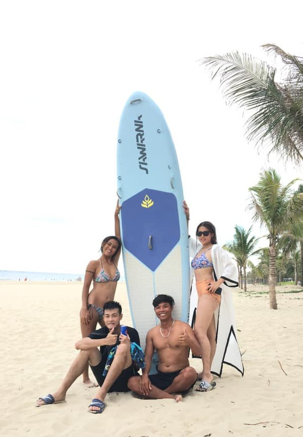 surfboards for rent at Dana Surf Rental Da Nang